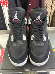 Jordan 4 Retro Black Canvas - Pre-Owned Size 10