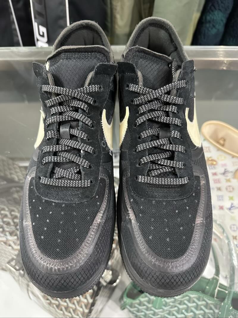 Nike Air Force 1 Low Off-White Black White - Pre-Owned Size 10.5 (No original box)