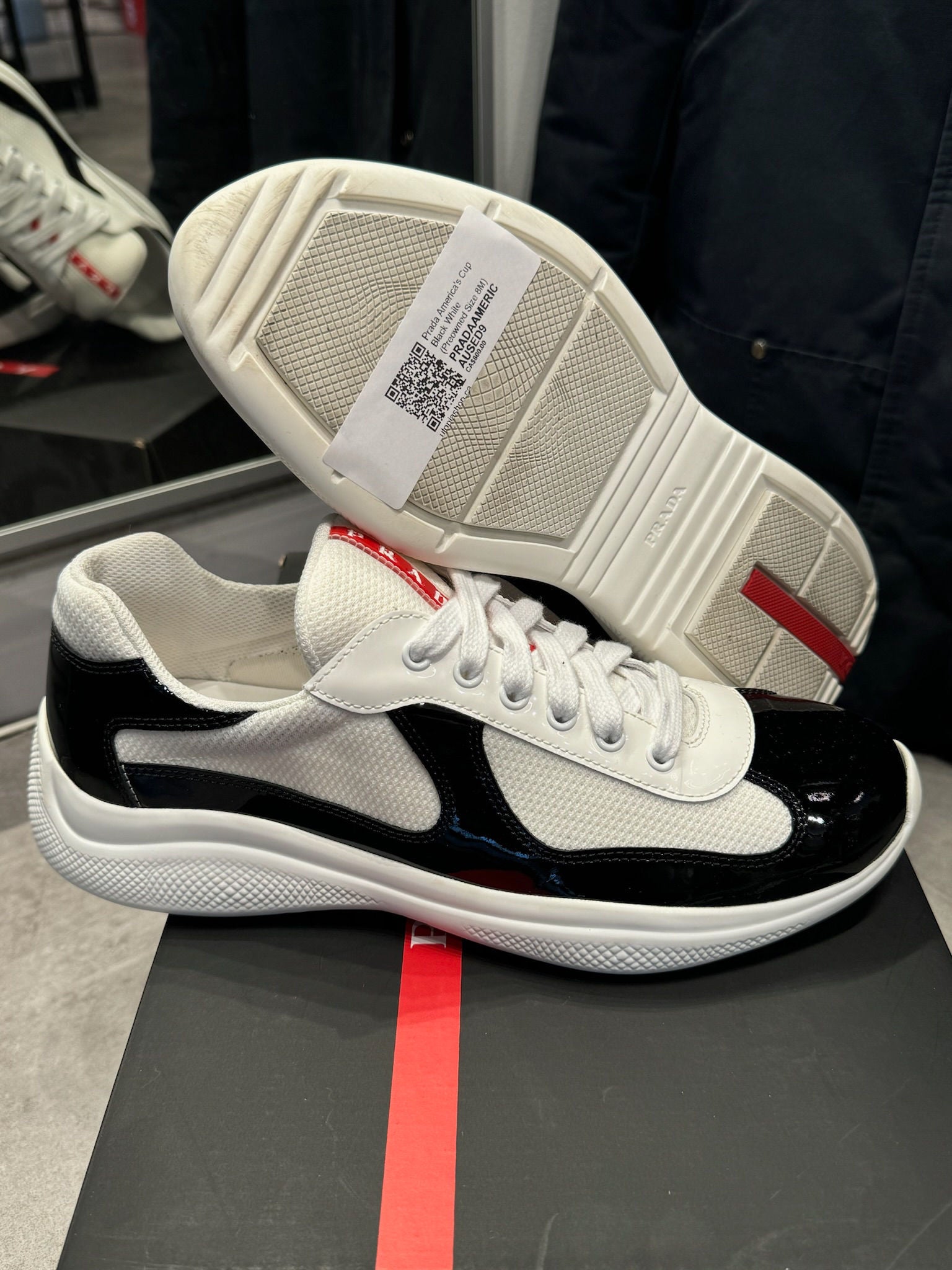 Prada America's Cup Black White - Pre-Owned