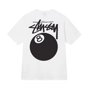 Stussy 8 Ball Tee White