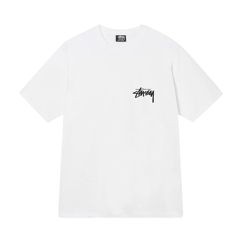 Stussy Fuzzy Dice Tee White – Utopia Shop