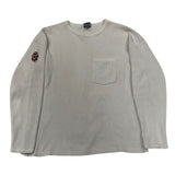 Chrome Hearts Embroidered Dagger Waffle Thermal L/S T-Shirt Cream - Lightly Used Size L