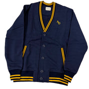 Aime Leon Dore French Terry Cardigan Evening Blue