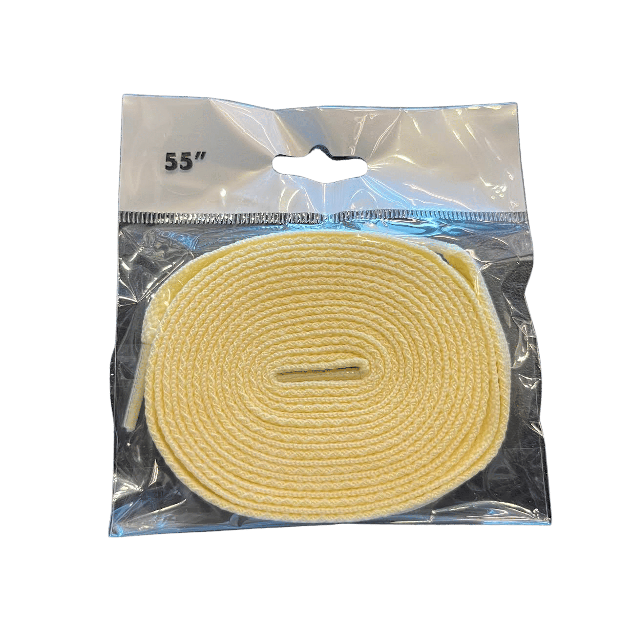 Cream Flat Shoelaces