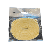 Cream Flat Shoelaces