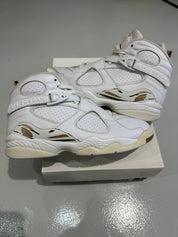 Jordan 8 Retro Ovo White (Preowned Size 9) - Pre-Owned