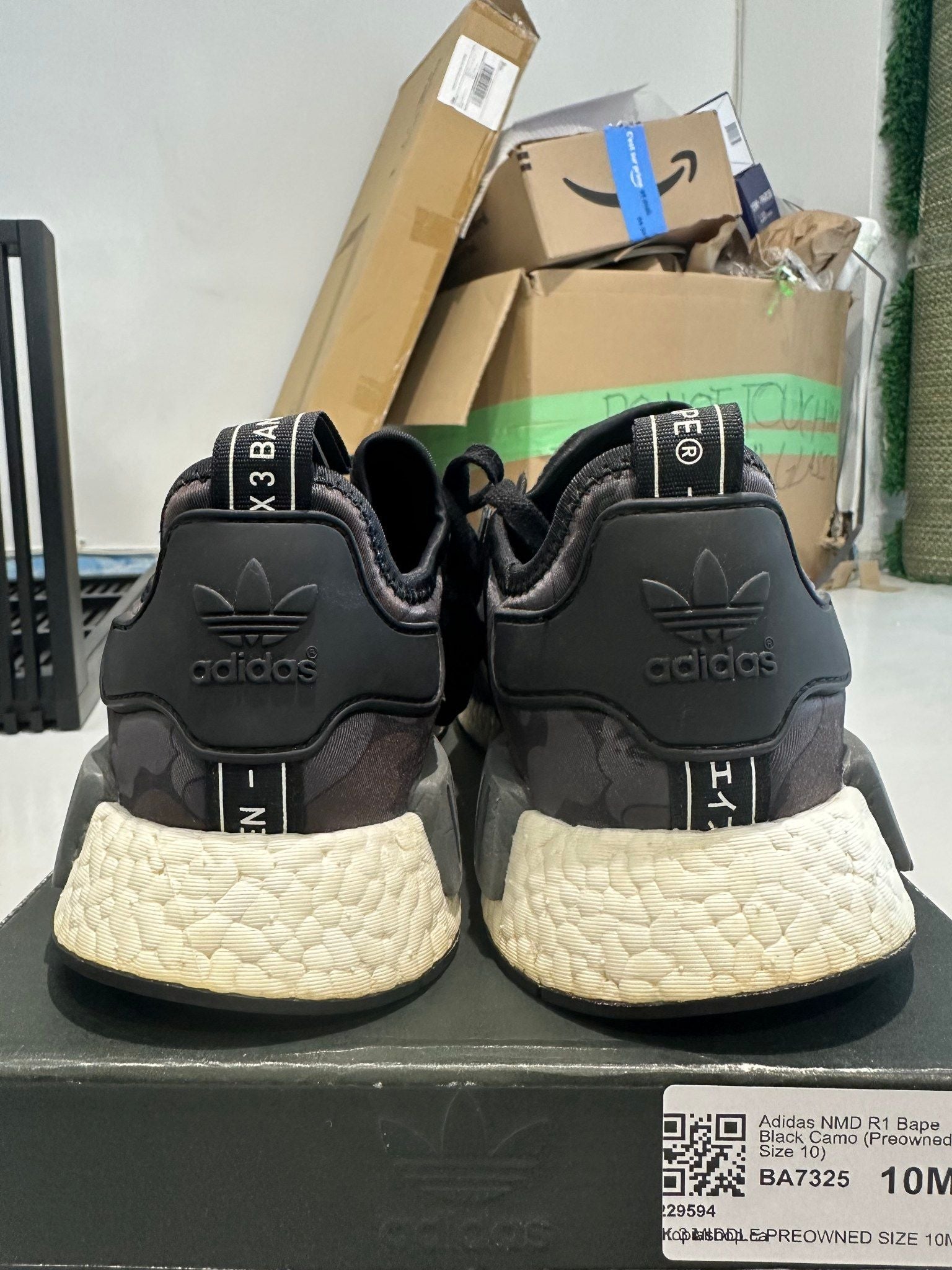 Adidas NMD R1 Bape Black Camo - Pre-Owned Size 10