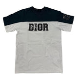 Dior Kenny Scharf Embroidered Logo T-Shirt White/Green - Pre-Owned Size S
