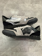 Valentino Garavani Rockrunner Camouflage Monochrome - Pre-Owned Size 14 (No original box)