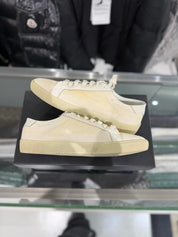 Saint Laurent Distressed Canvas Court Classic - Pre Owned Size 9