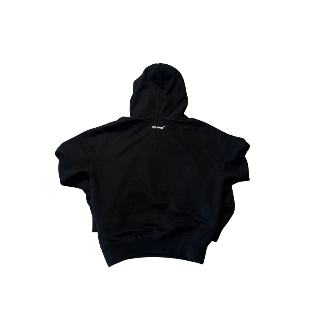 OFF-WHITE Mona Lisa Over Hoodie Black (Preowned) - Pre-Owned