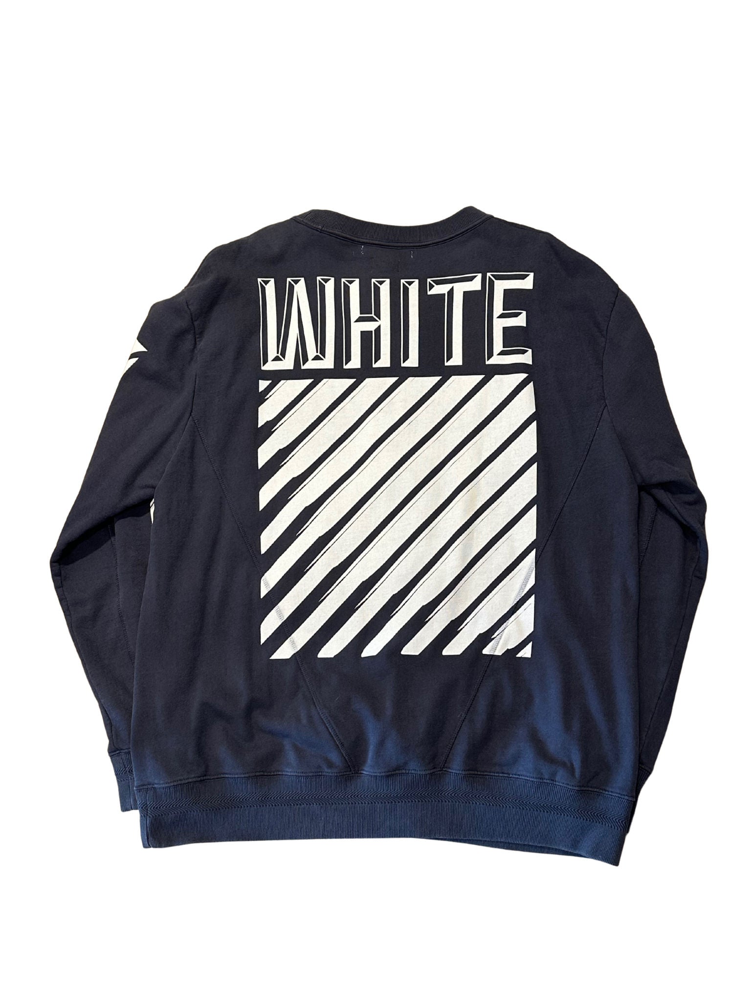 Off-White 3D Sweatshirt Navy - Pre-Owned Size L