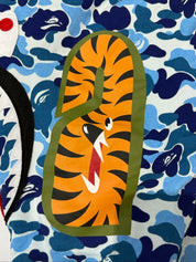 BAPE ABC Camo Shark Full Zip Hoodie Blue - Pre-Owned Size L