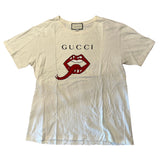 Gucci Mouth Logo T-Shirt White - Pre-Owned Size XL
