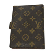 Louis Vuitton Small Ring Agenda Cover Brown - Pre-Owned