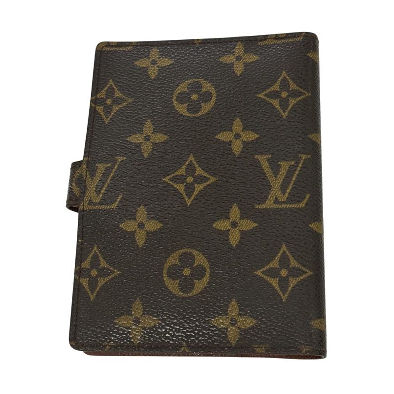Louis Vuitton Small Ring Agenda Cover Brown - Pre-Owned
