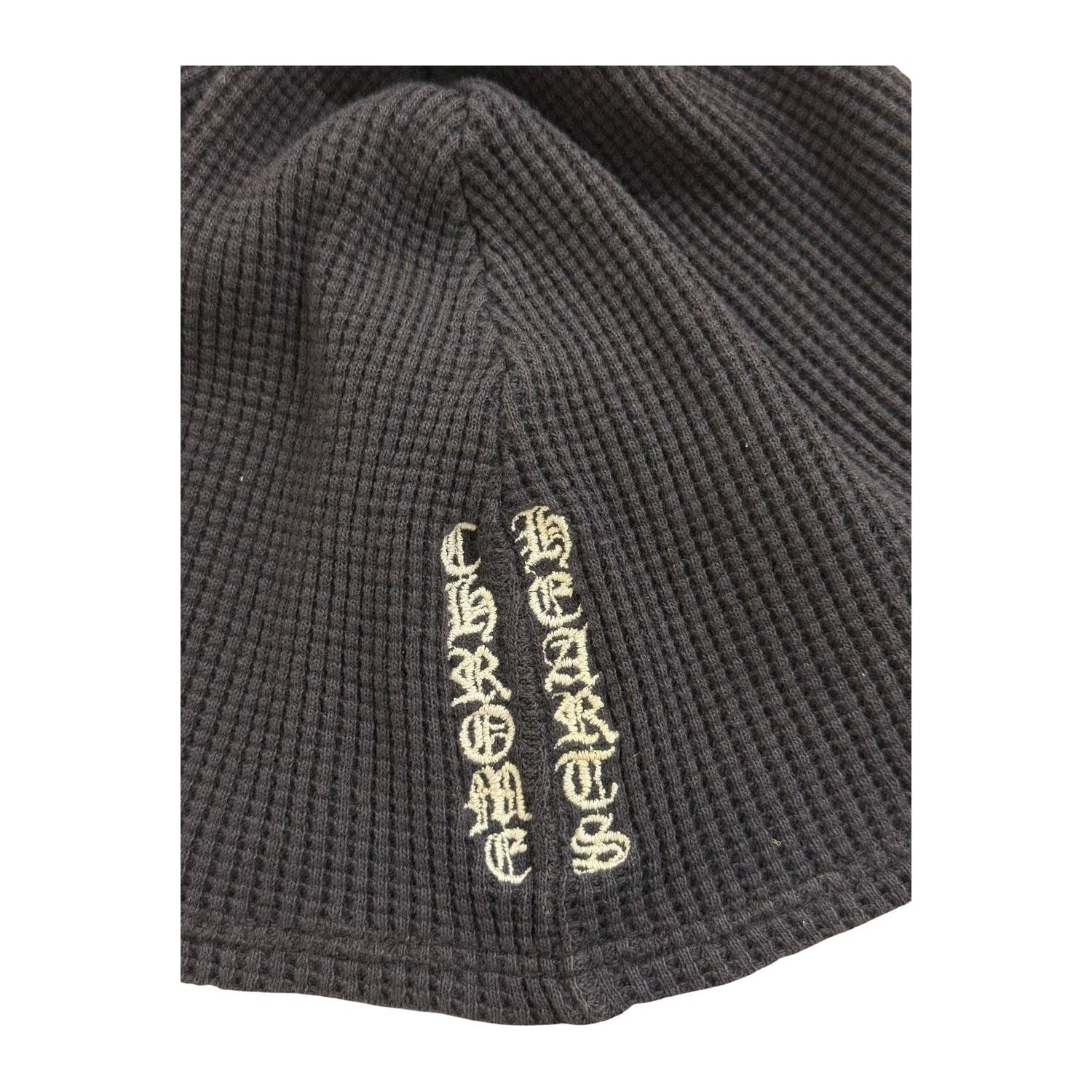 Chrome Hearts Hairy Cross Skull Cap Navy - Lightly Used
