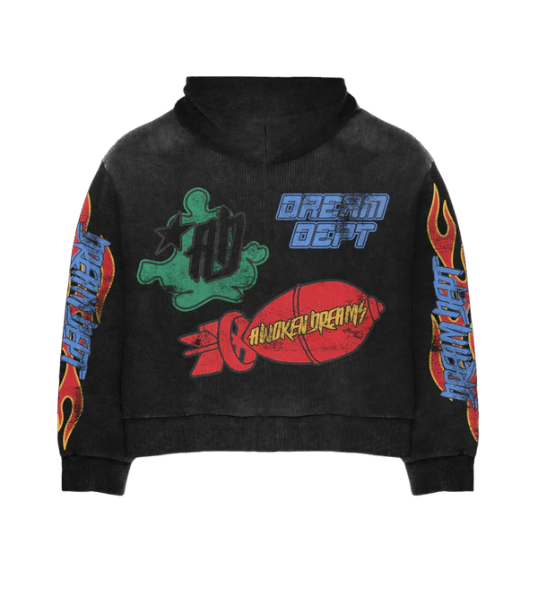 Awoken Dreams V3 Dream Zip-Up Hoodie Black