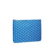 Goyard Senat Pouch GM Sky Blue (Lightly Used) - Pre-Owned