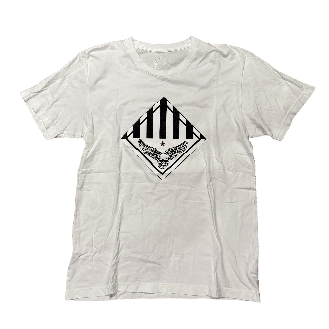 Chrome Hearts FOTI T-Shirt White (Preowned Size L) - Pre-Owned