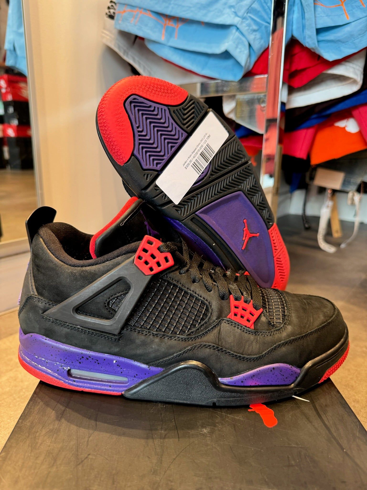 Jordan 4 Retro Raptors Drake OVO (2019) - Pre-Owned Size 10