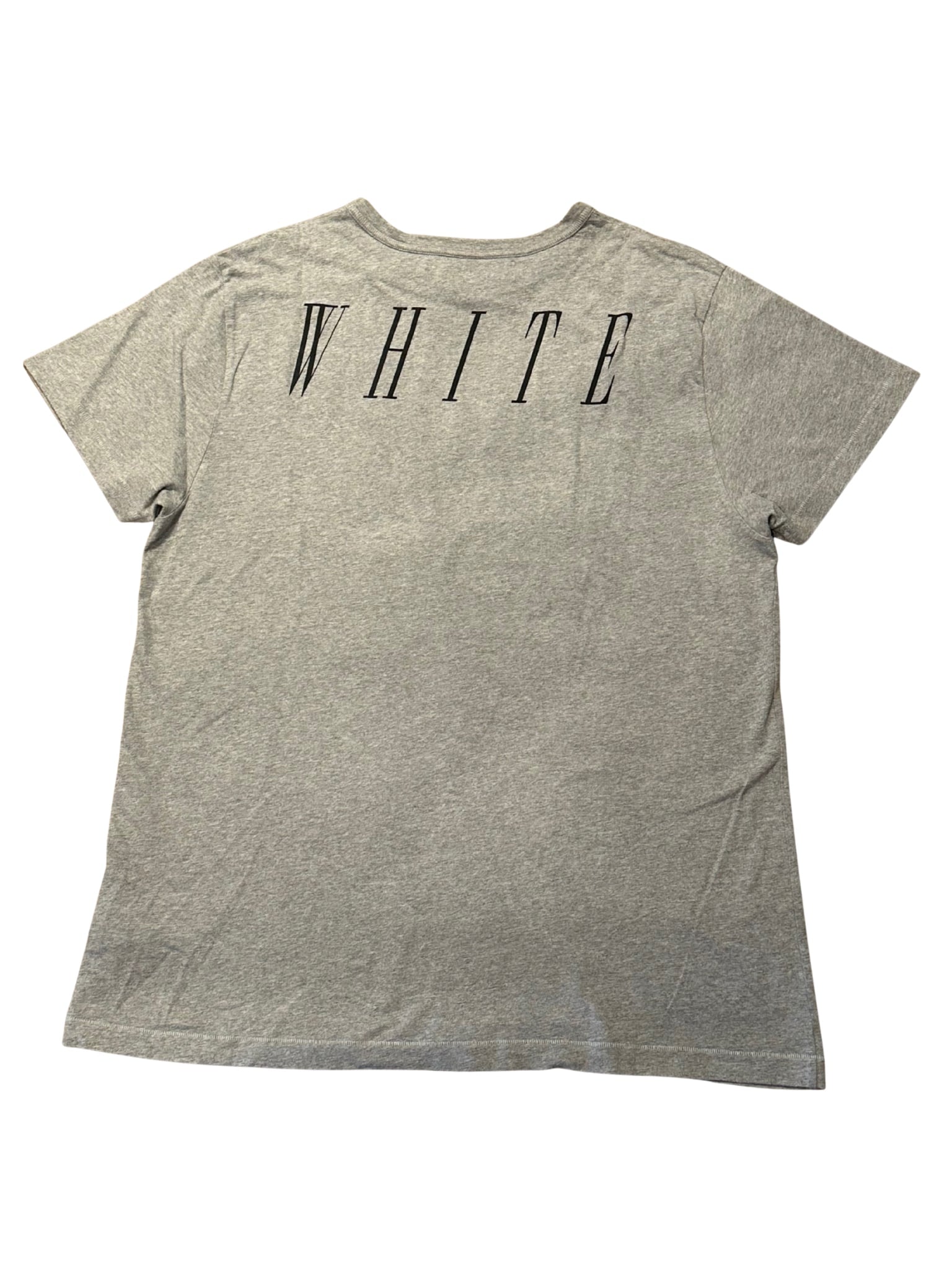 Off-White Nebraska T-shirt Grey (Preowned size M) - Pre-Owned
