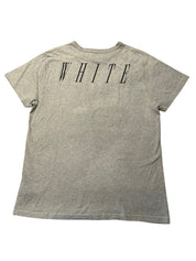 Off-White Nebraska T-shirt Grey (Preowned size M) - Pre-Owned