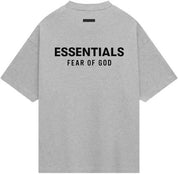 Fear of God Essentials Jersey Crewneck T-Shirt Light Heather Grey (FW24)