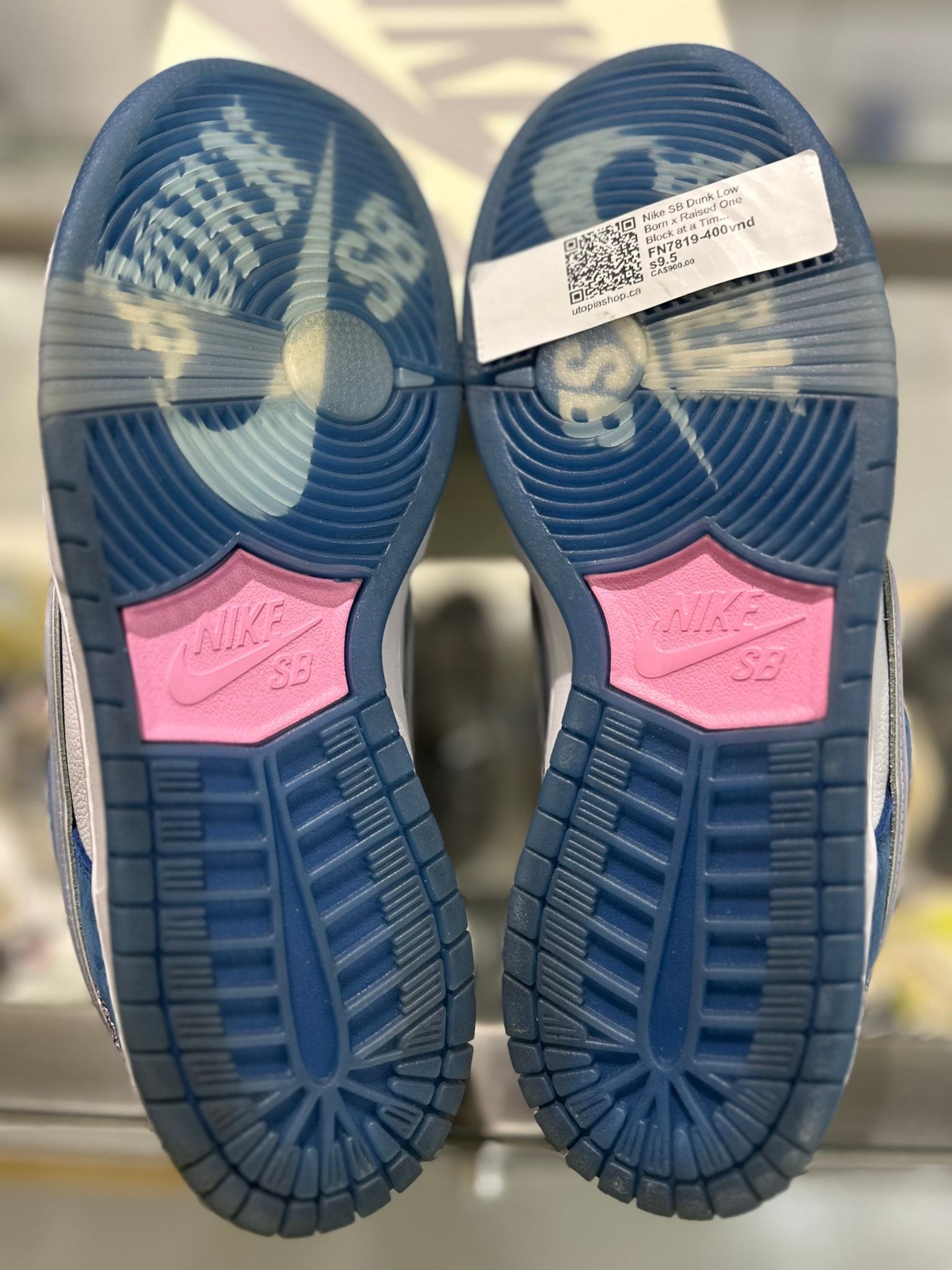 Nike SB Dunk Low Born x Raised One Block at a Time (Worn Once Size 9.5) - New (Conditional)