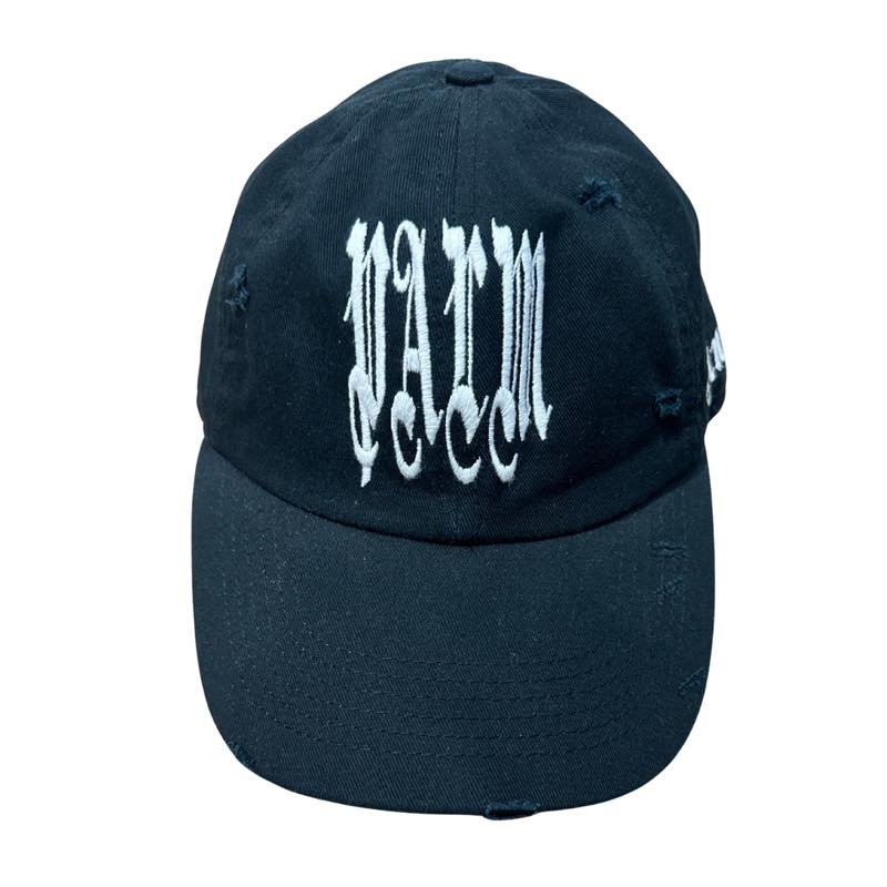 Palm Angels Gothic Distressed Hat - Pre-Owned