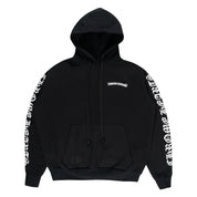 Chrome Hearts Scroll Logo Pullover Hoodie Black