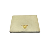 Prada Ivory Saffiano Bi-Fold Wallet (Preowned) - Pre-Owned