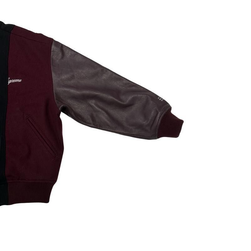 Supreme MM6 Maison Margiela Split Varsity Jacket Multicolor - Lightly Used Size M