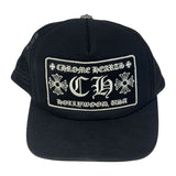 Chrome Hearts CH Hollywood Trucker Hat Black/Black - Lightly Used