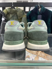 Louis Vuitton LV Runaway Sneaker Green Mesh - Pre-Owned Size 10 (No original box)