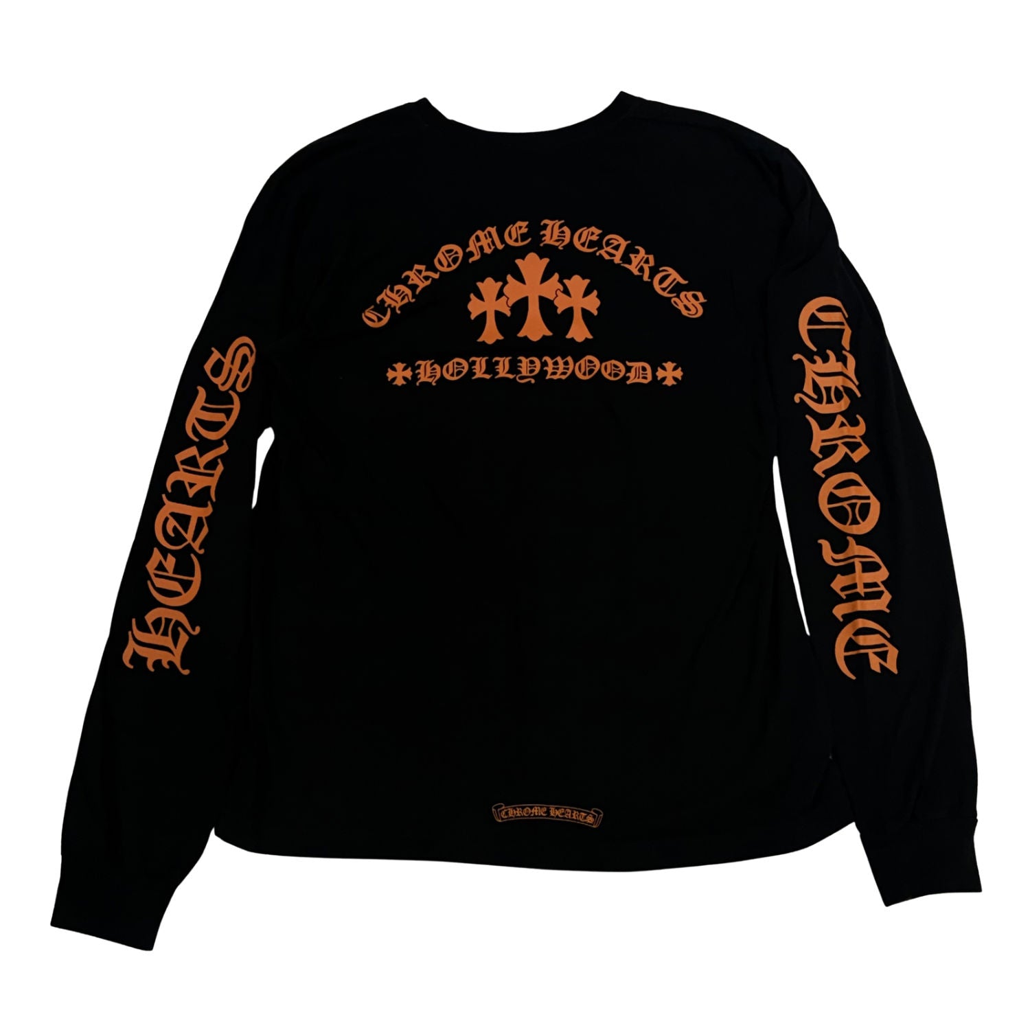 Chrome Hearts King Taco Hollywood L/S T-Shirt Black/Orange - Lightly Used Size L