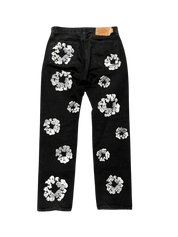 Denim Tears x Levi's Cotton Wreath Jean Black - Pre-Owned Size 28