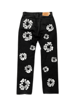 Denim Tears x Levi's Cotton Wreath Jean Black - Pre-Owned Size 28