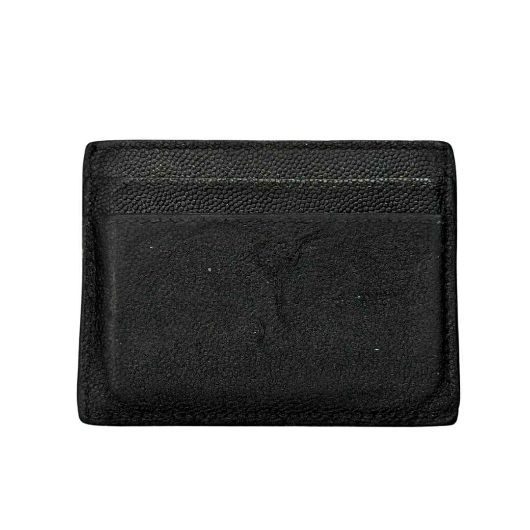 Yves Saint Laurent Card Case Black (Preowned) - Pre-Owned