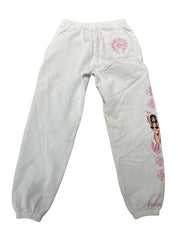 Chrome Hearts Deadly Doll Sweatpants White - Pre-Owned Size S