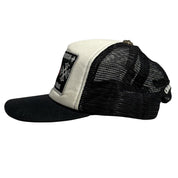 Chrome Hearts Chomper Hollywood Trucker Hat Black/White - Lightly Pre-Owned