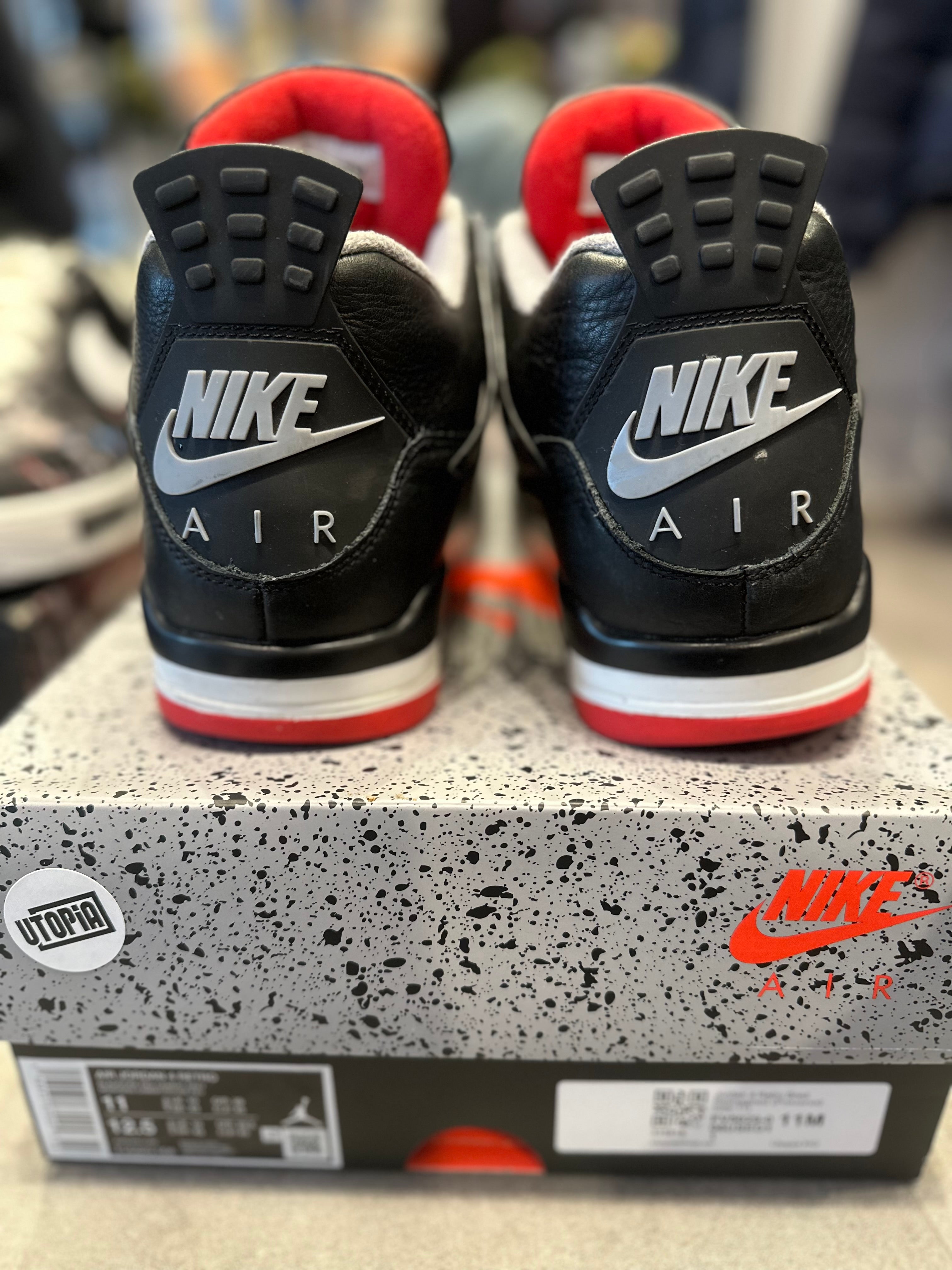 Jordan 4 Retro Bred Reimagined (Preowned Size 11)