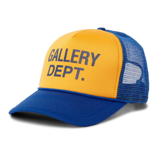 Gallery Dept. Logo Trucker Hat Blue Yellow
