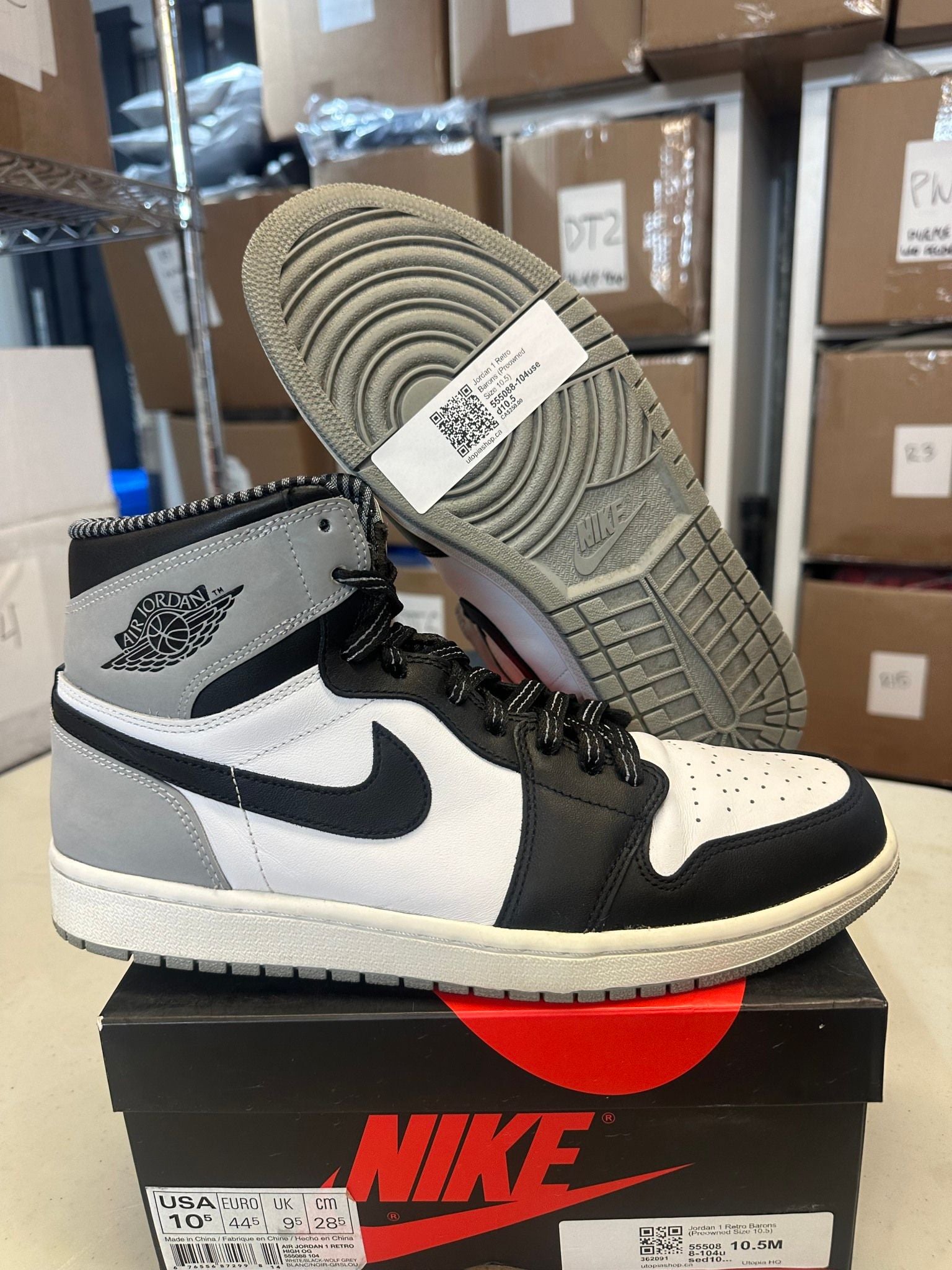 Jordan 1 Retro Barons - Pre-Owned Size 10.5