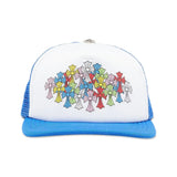 Chrome Hearts Multi Color Crosses Trucker Hat Blue/White