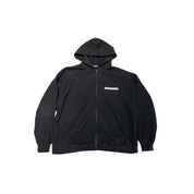 Balenciaga Turn Wide Fit Zip-Up Hoodie Black - Pre-Owned Size S