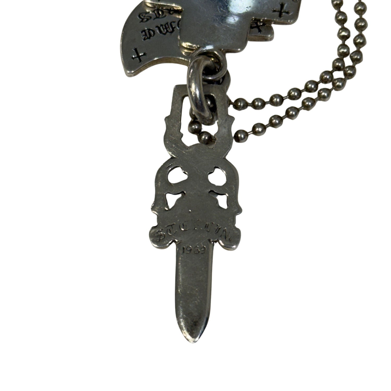 Chrome Hearts Lucky Trinkets w/ Ball Chain Necklace (28 Inches) - Lightly Used