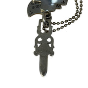 Chrome Hearts Lucky Trinkets w/ Ball Chain Necklace (28 Inches) - Lightly Used