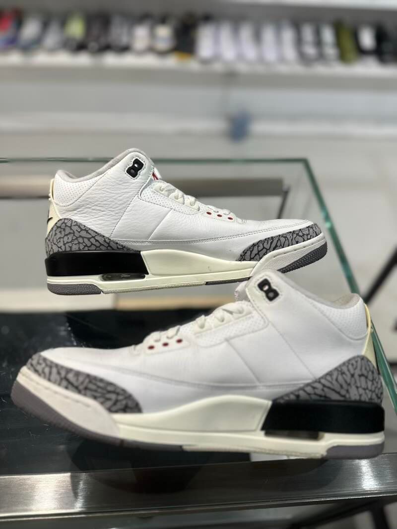 Jordan 3 Retro White Cement Reimagined - Pre-Owned Size 11 (No original box)