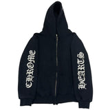 Chrome Hearts Horseshoe Thermal Zip-Up Hoodie - Pre-Owned Size S